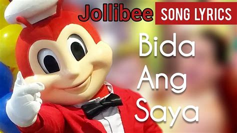 JOLLIBEE SONG 2019 : Bida Ang Saya Song with Lyrics.